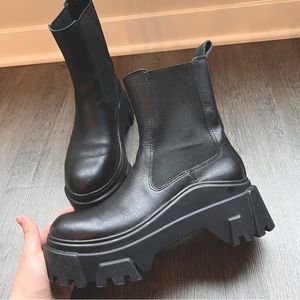 Treaded Chelsea Boots